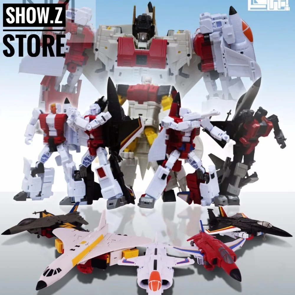 

[Show.Z Store] Jujiang JJ-02 Jet Commander Combiner Set of 5 Transformation Action Figure