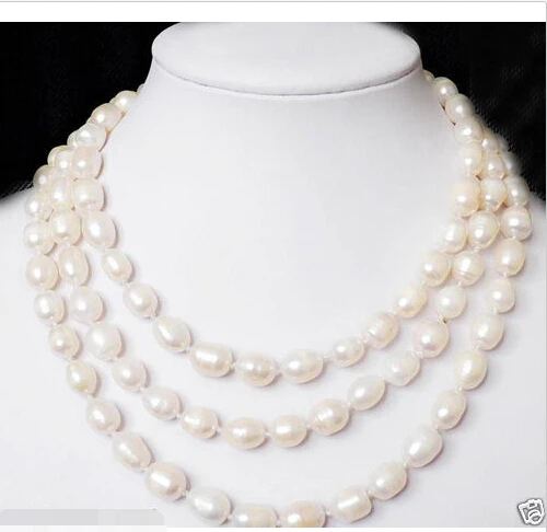 

Jewelry 5-6mm white Akoya Cultured Pearl Necklace 48