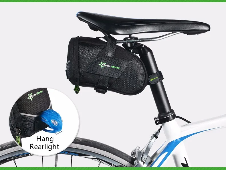 ROCKBROS велосипедная задняя верхняя труба сумка Водонепроницаемая MTB велосипедная задняя седельная сумка Аксессуары для велосипеда