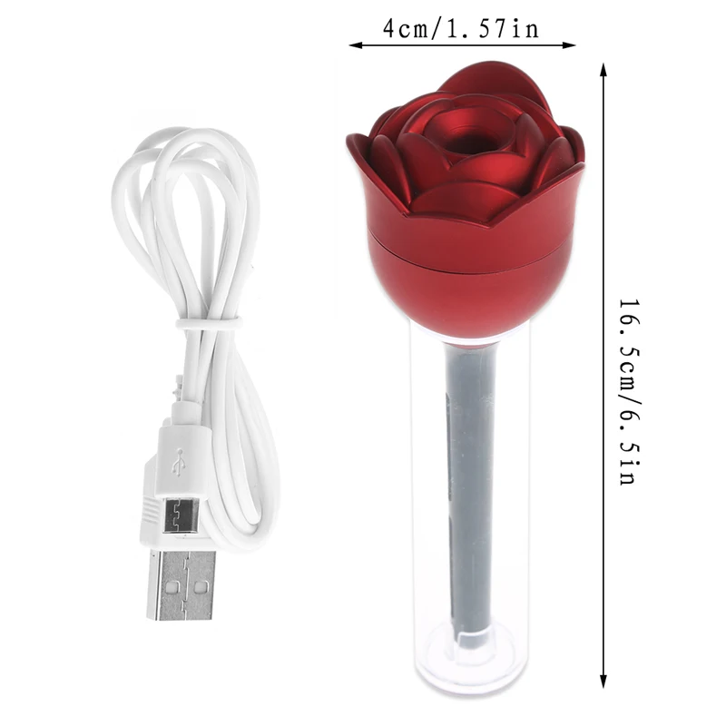 Розовый цветок USB мини увлажнитель воздуха очиститель Арома диффузор распылитель для офиса и дома