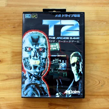 

T2 The Arcade Game 16 Bit SEGA MD Game Card With Retail Box For Sega Mega Drive For Genesis