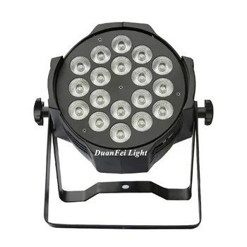 

4pcs/lot disco light dj led par 64 auto led par light 6in1 rgbwauv led par brightness stage led 18x18w par can