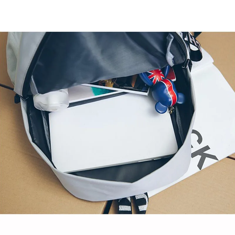 2019 Fashion Backpack Women Men Canvas Student Laptop Backpack Women Unisex Large Capacity Bags mochila feminina