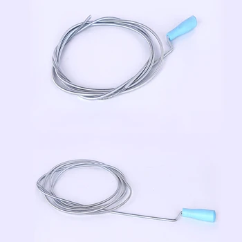 

Drain Snake Sink Dredge Pipeline Cleaner Metal Drain Cleaning Tool for Bathroom Tubs Toilet _WK