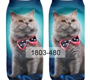 

10 Pairs Lot/Pack women Socks slippers dital printing cute animals lady and girl lovely short Socks free shipping boating sock