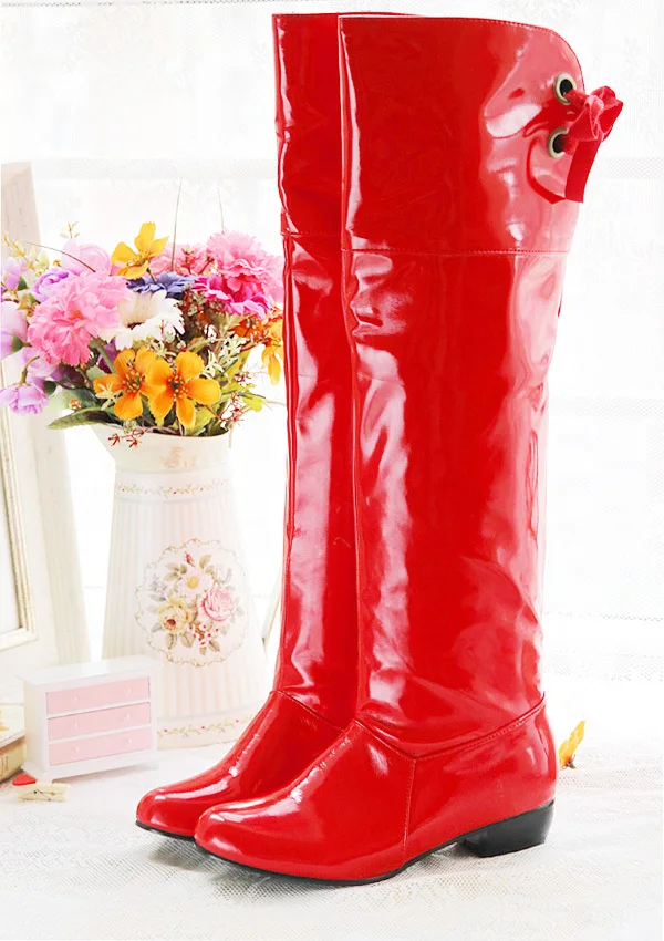 thigh high pole shoes