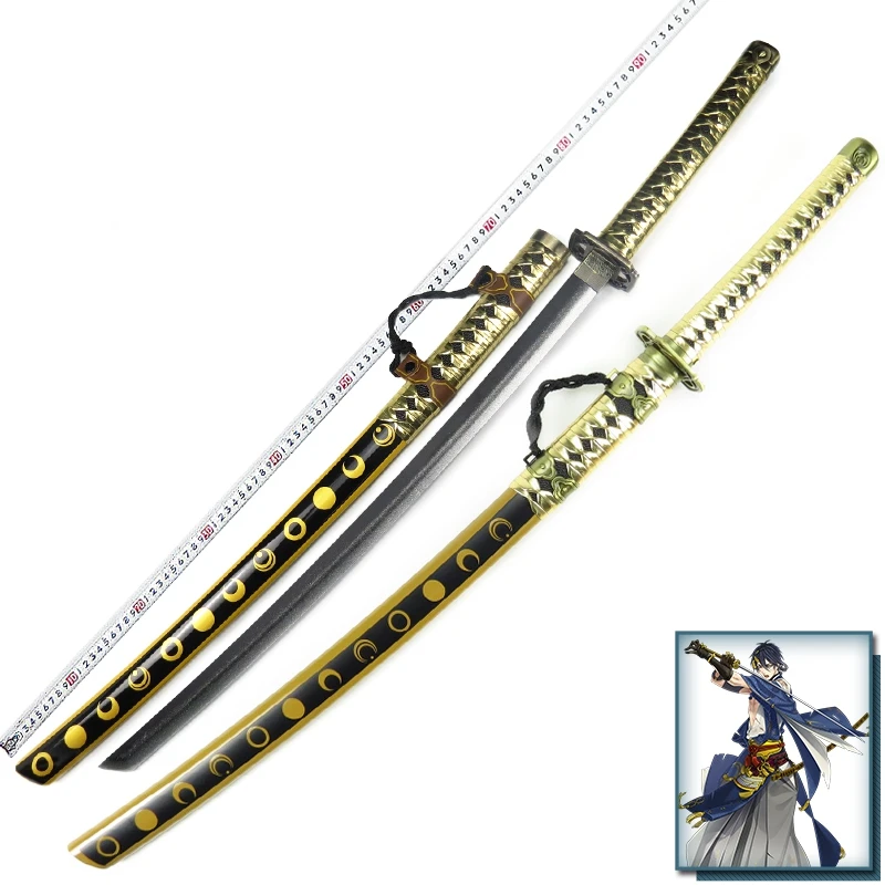 Онлайн игра Touken Ranbu Mikazuki Munechika Косплей деревянный меч персонаж косплей Катана