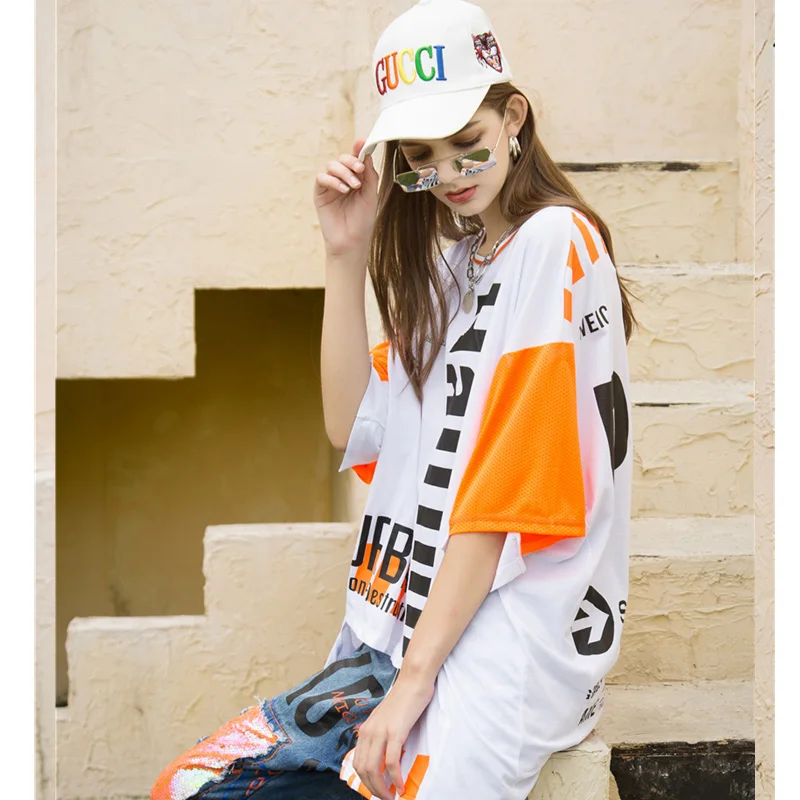 2019 الصيف القطن خليط تي شيرت للمرأة يا الرقبة قصيرة الأكمام فضفاضة المحملات الرجعية السيدات تيز A0B3Z4 2019 الصيف القطن خليط تي شيرت للمرأة يا الرقبة قصيرة الأكمام فضفاضة المحملات الرجعية السيدات تيز A0B3Z4