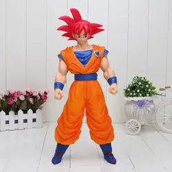 36 см мультфильм Dragon Ball Z Сон Гоку рыжие волосы ПВХ фигурку Коллекция Модель игрушки