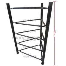 150 см полусферической формы Баланс йога держатель для мяча металлический Фитнес треугольник для шаров