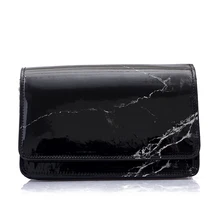 ABDB Женская Новая мода лето мраморный узор Глянцевая кожа шикарная сумка на цепочке сумка на плечо сумки сумка-мессенджер