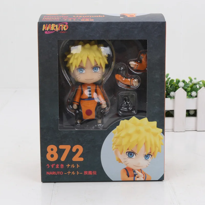 Наруто Shippuden Nendoroid Хината Хюга 879 ПВХ фигурка Саскэ Утиха Учиха Итачи джираия Коллекционная модель игрушки куклы