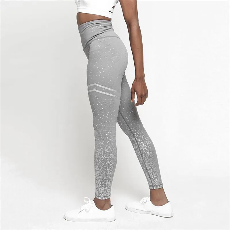

High Elastic Fitness Sport Leggings Tights Slim Running Sportswear Sports Pants Women Gym Pants Training Trousers Pink Grey