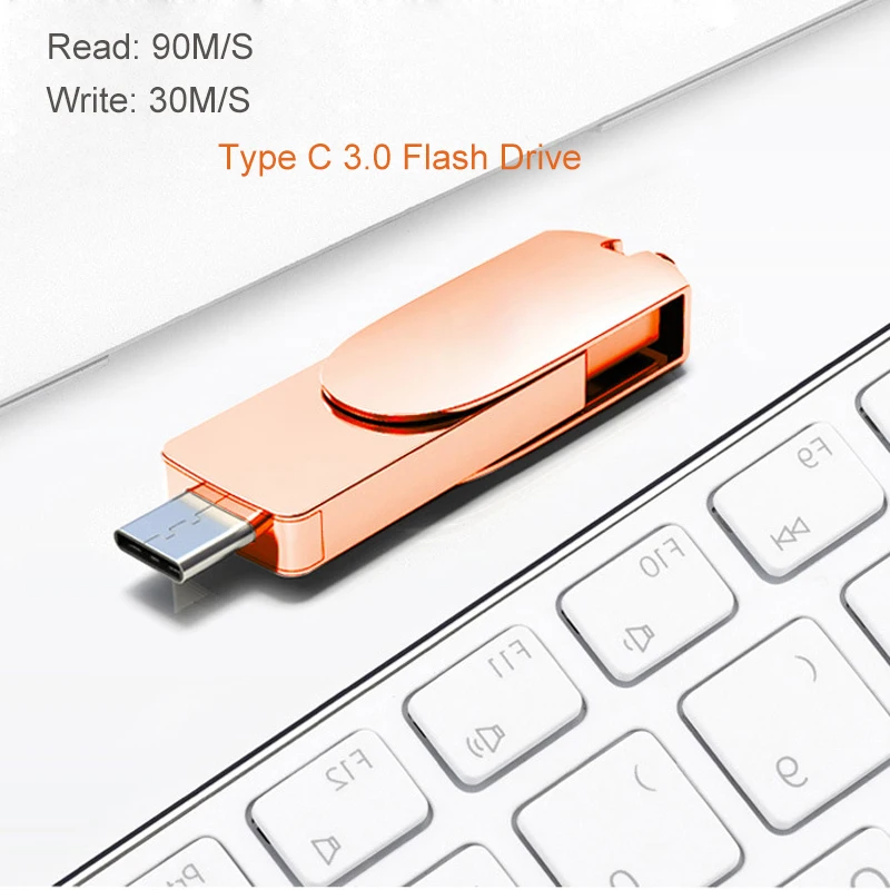  USB 3.0 Flash Drive 128GB USB C Pendrive Type C Pen Drive 3.0 256GB 64GB 32GB Memory Stick USB Flas