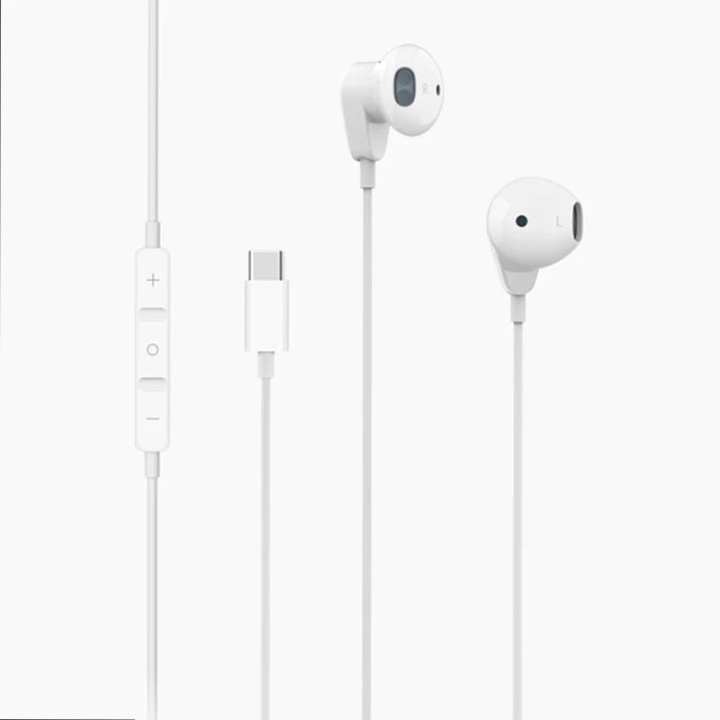 

2019 Newest In-Ear Type-C Earphone Noise Reduction Hifi Stereo Sound Quality Headphone With Microphone Headset For Xiaomi Huawei