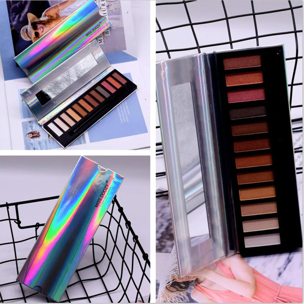 

2019 Women popular Eyeshadow Natural Nude Matte Makeup Shimmer Glitter Eye Shadow Powder Palette Eyeshadow Cosmetic Makeup