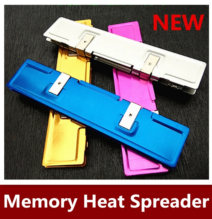 Бесплатная доставка 10 шт./Лот охладитель памяти теплорасширитель радиатор Shim DDR