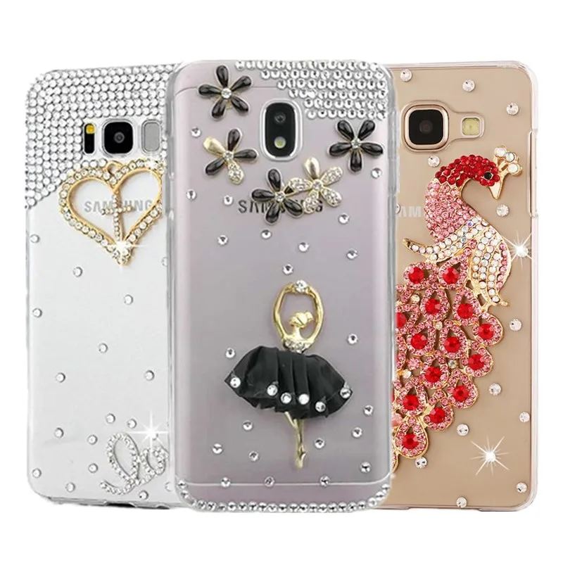 

For Samsung Galaxy A9 A8 A6 Plus 2018 clear Diamond Cases Galaxy A10 A20 A30 A40 A3 A5 A7 2016 2017 note 9 8 5 4 Back covers
