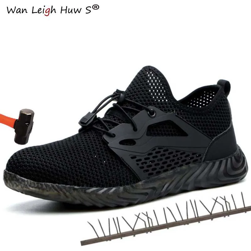2019 New Breathable Mesh Safety Shoes Men Light Sneaker Indestructible Steel Toe Soft Anti-piercing Work Boots Plus size 36-48 2019 New Breathable Mesh Safety Shoes Men Light Sneaker Indestructible Steel Toe Soft Anti-piercing Work Boots Plus size 36-48