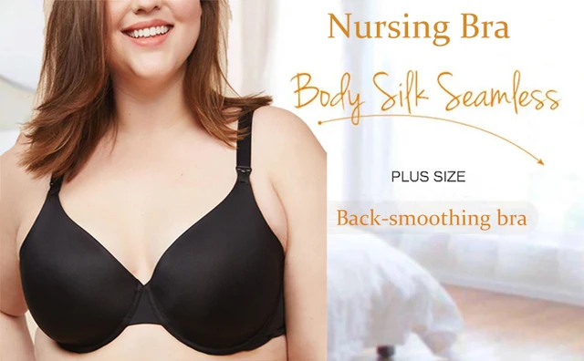 Maternity Nursing Bra 34c-44h Plus Size Full Coverage Back