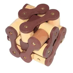 Классическая деревянная раннее развитие игрушки Логические игры, головоломки 3D цепи блокировки головоломка для подарок для взрослых и