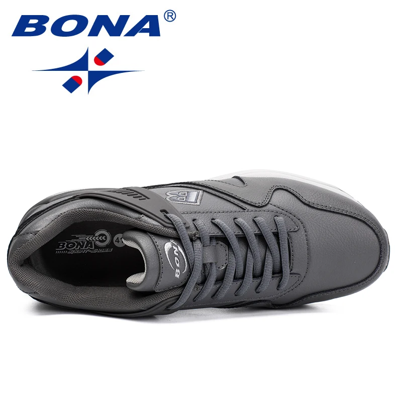 BONA/Новинка; Calssice; стильные мужские кроссовки на шнуровке; Мужская Спортивная обувь; уличные беговые кроссовки; удобная обувь;