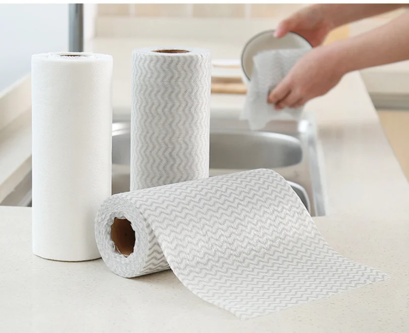 

48Pcs/Pack Micro Fiber Kitchen Cleaning Cloth Disposable Rags Wiping Scouring Pad Dishcloth Bathroom Washing Cloth