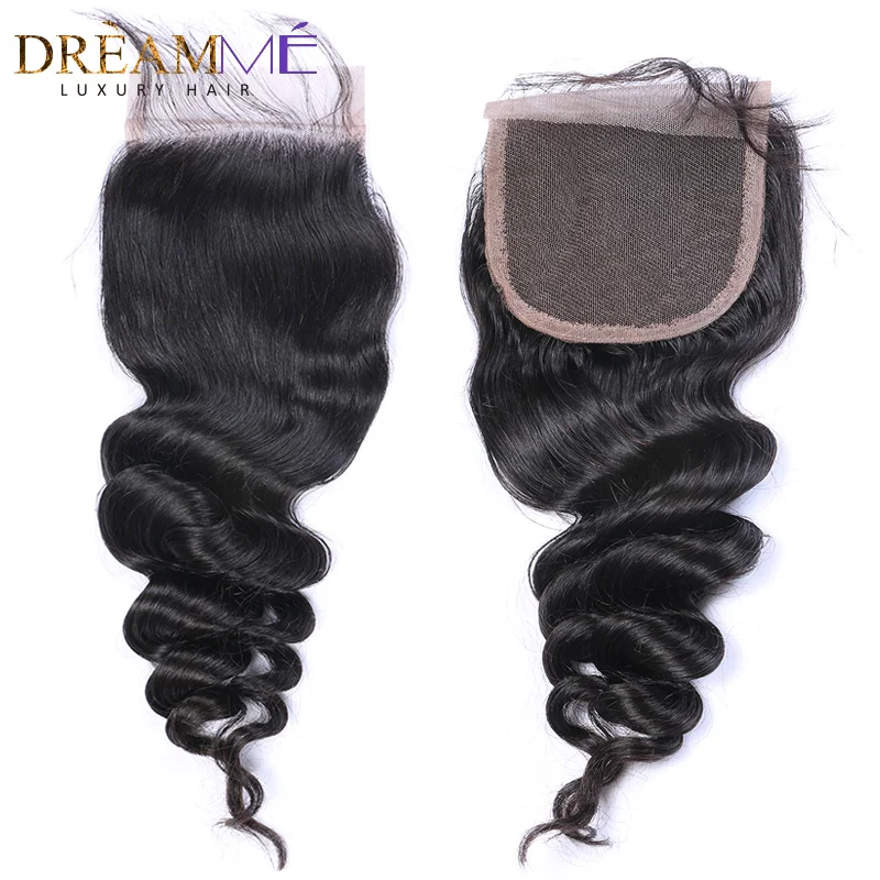 loose wave human hair lace closure (1)