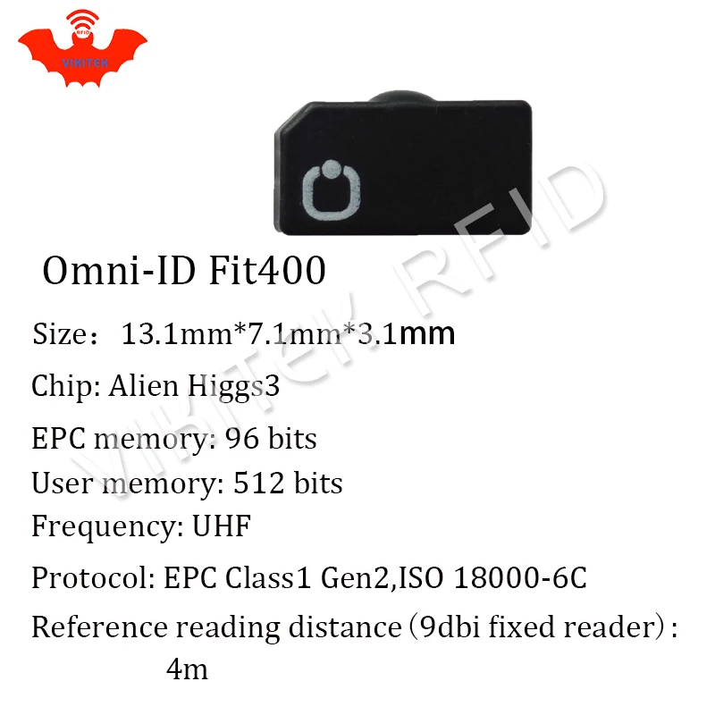 UHF RFID Анти-металлическая бирка omni-ID fit400 fit 400 915mhz 868mhz Alien Higgs3 EPCC1G2 6C прочная краска смарт-карта пассивные RFID метки