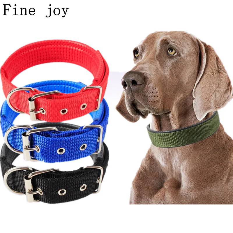 Fine joy Dog Collars Custom Chihuahua Puppy Cat Collar Adjustable Nylon