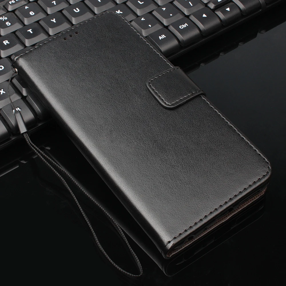 Phone Flip Cover For Xiaomi Redmi Note 6 Pro Full-body Protective Retro PU Leather Case With lanyard Wallet Bag | Мобильные телефоны