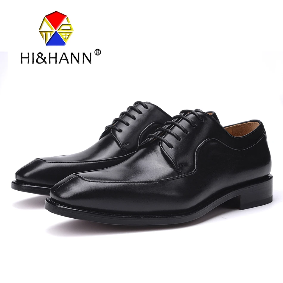 Suela marrón Hombres Marca A Hechos De Vestir Goodyear Con Genuino Mano Zapatos Cuero uu Oxfords Artesanía Lujo Negro Ee Uxz6q6