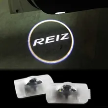 JURUS 2pcs HD LED Car Door Welcome Light Ghost Shadow Light Logo Projector For Toyota Mark