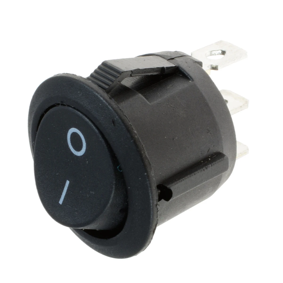 

Durable 12V LED Rocker Switch ON/OFF Round Rocker Switch LED illuminated Car Boat Dashboard Dash Black 3 Terminals Switch