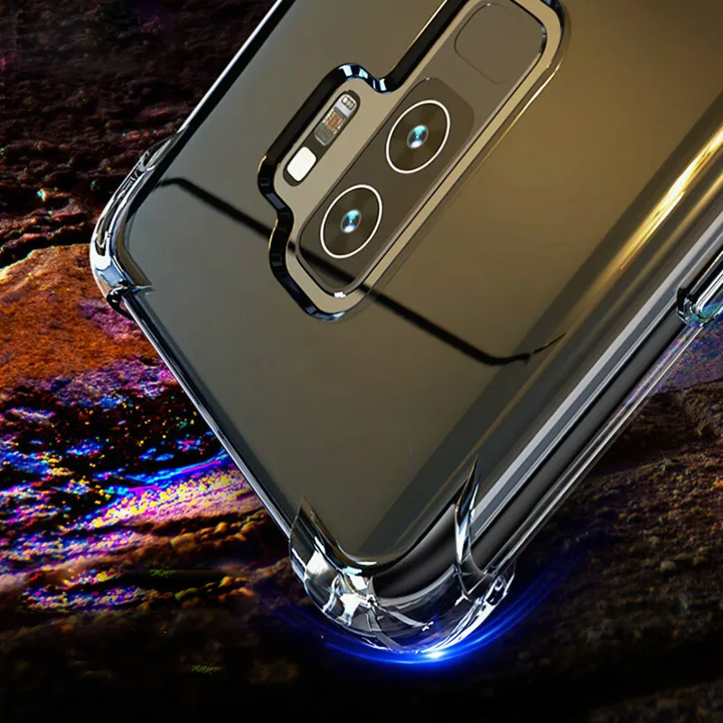 Прозрачные чехлы для телефонов Samsung S8 Plus чехол мягкий Galaxy S10 Lite S9 A8Plus A6 A7 2018 |