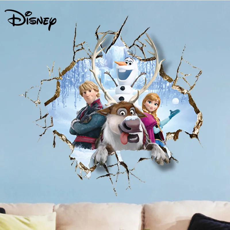 Фоновые наклейки для детской комнаты Disney Холодное печенье Анна|Наклейки| |