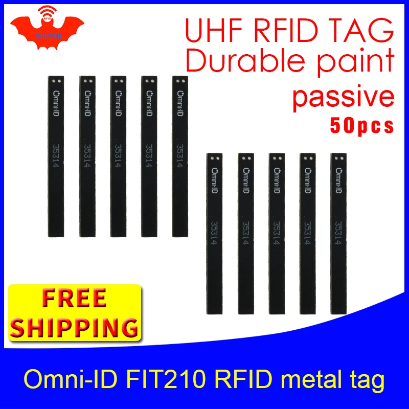 UHF rfid метка анти металлическая omni ID подходит для 210 915m 868m Alien Higgs3 50 шт. бесплатная