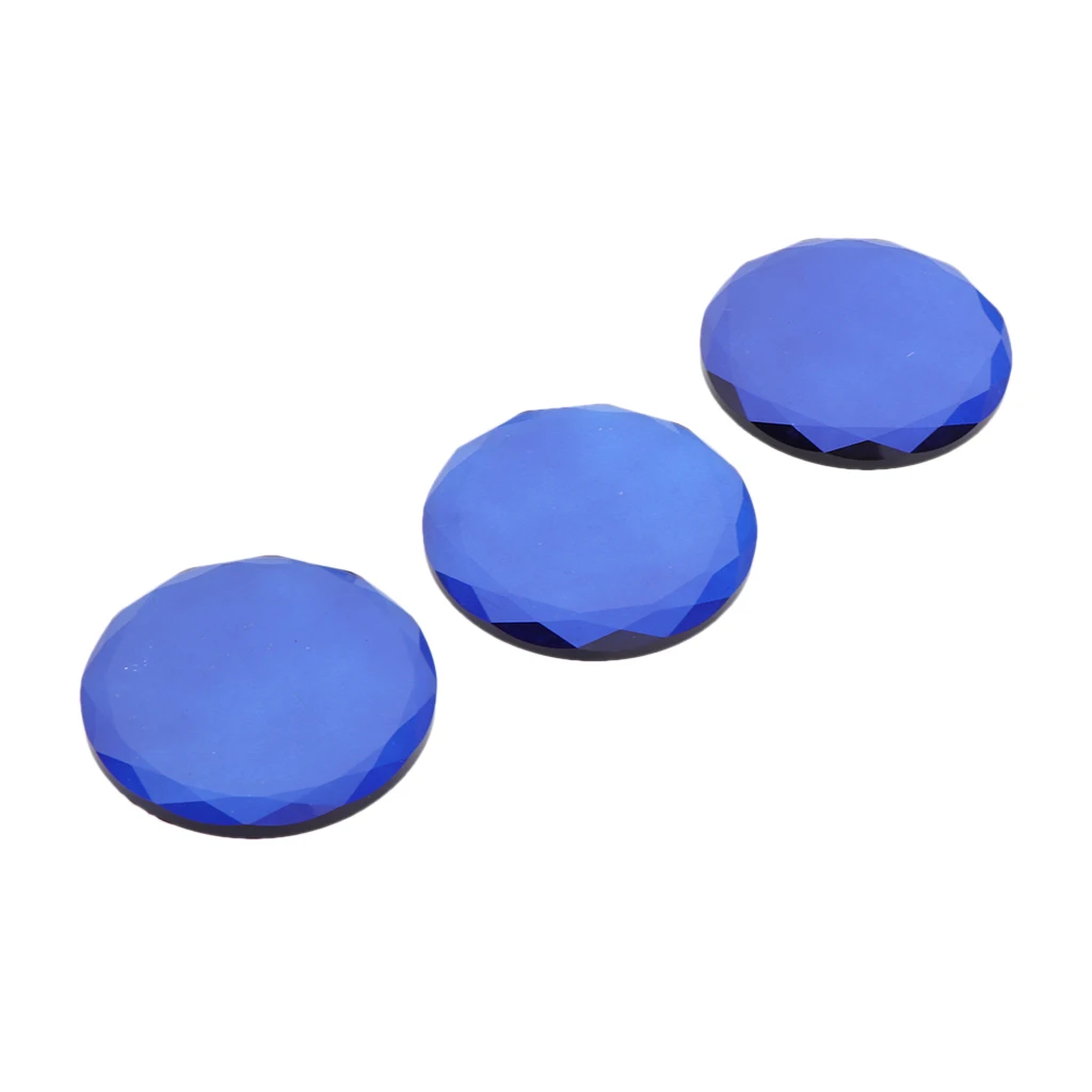 3Pcs Professional Crystal Adhesive Glue Holder Pallet Stones For Fake Eyelashes Extension Makeup Cosmetic Tool
