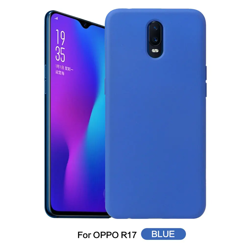 Для OPPO R17 R17Pro R15 R15X R15Pro R11S R9 Чехол Премиум TPU Твердый Мягкий чехол силиконовый