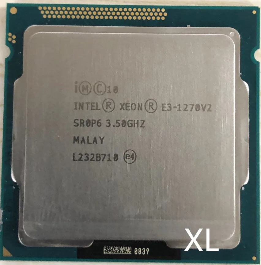 Процессор Intel Xeon E3-1270 V2 e3-1270 V2 E3 1270 V2E3 1270 четырехъядерным процессором LGA1155 Настольный Процессор