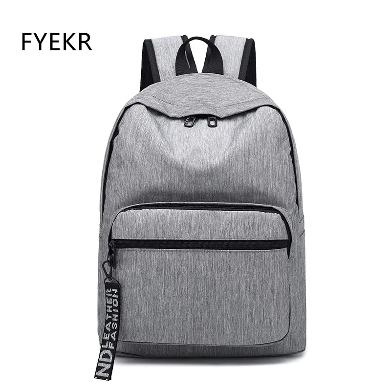 

FYEKR Brand Men Oxford Laptop Backpack Fashion Women School Bags For Teenage Girls Large Capacity Male Travel Backpacks Mochila