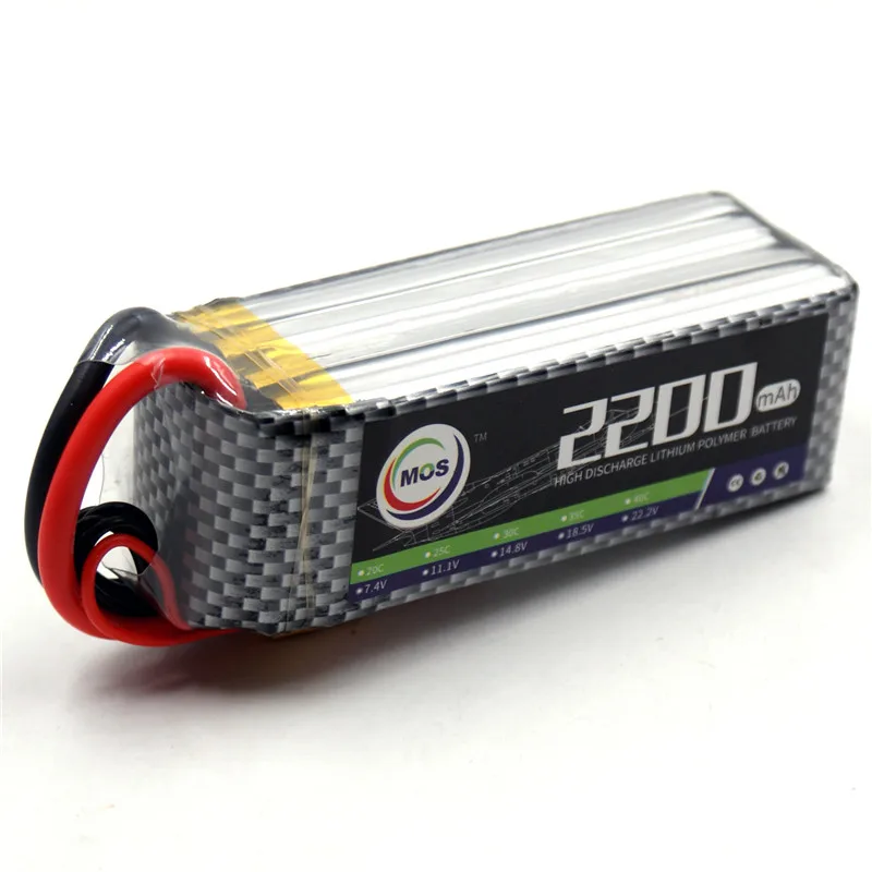 

MOS 4S lipo battery 14.8v 2200mAh 40C For rc helicopter rc car rc boat quadcopter Li-Polymer battey