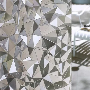 

45/60*100 cm Irregular PVC Waterproof Window Films Cover No-Glue 3D Static Decorative Privacy Window Glass Stickers