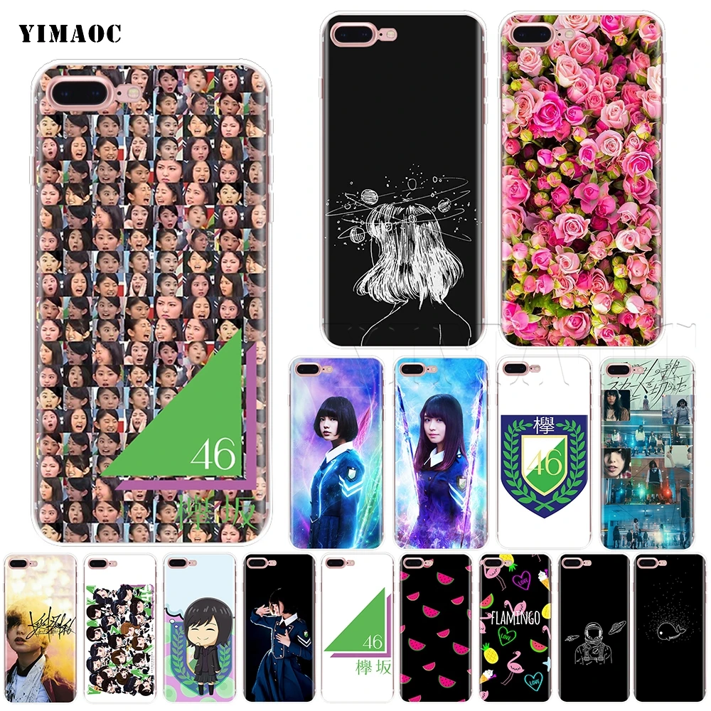 

YIMAOC Keyakizaka46 Soft Silicone Case for iPhone 11 Pro XS Max XR X 8 7 6 6S Plus 5 5s se