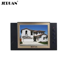 JERUAN 8 inch video door phone doorbell intercom system only monitor video recording photo taking black doorphone +power adapter