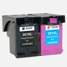 2x Compatible HP301 HP 301 cartouche d’encre pour HP 301 XL pour HP 3050se 1050A 2050A 2054A 3050A 3052A 3054A imprimante