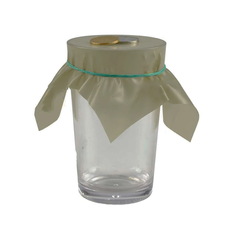 

s Pena Coin penetration Dish coin thru rubber sheet into cup Black Hole Magic Trick For Professional Magician Trick Magic