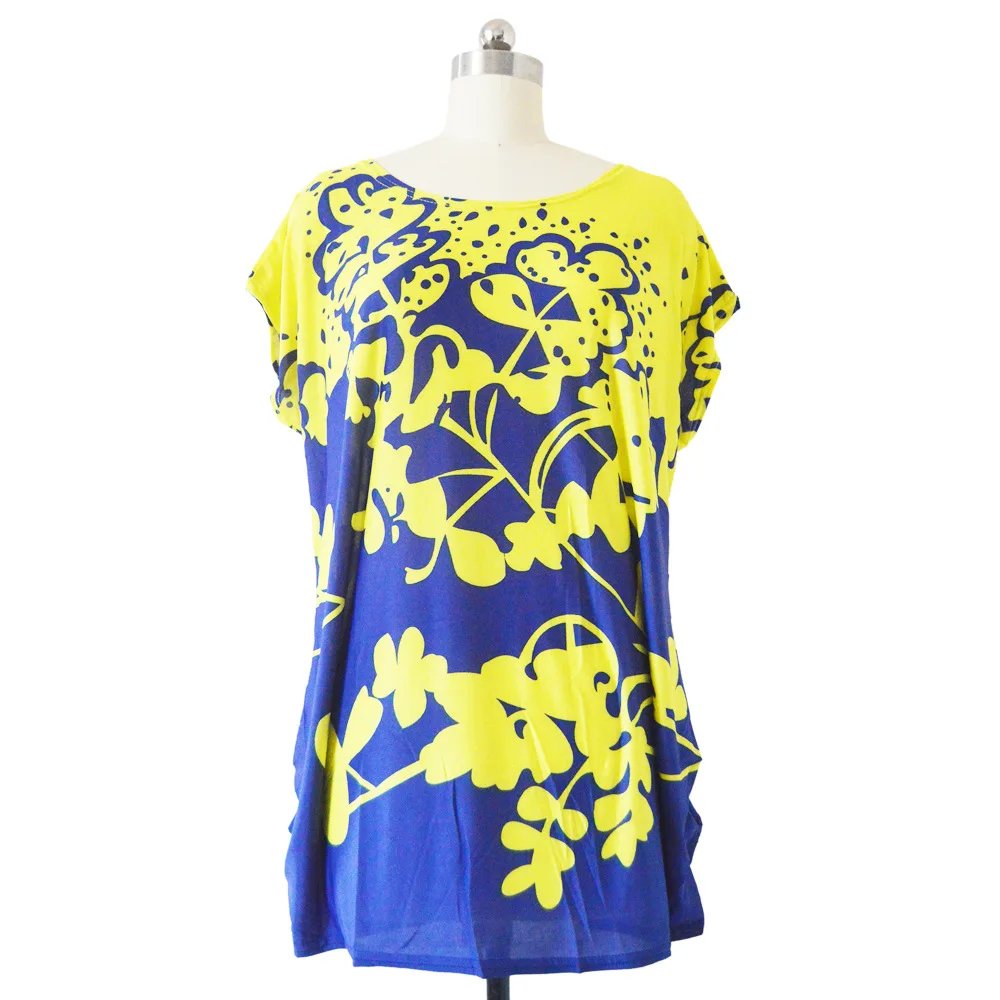 

new 2019 spring summer women tops Plus Size Women short sleeve Loose Casual tunic big large tops tees t shirt 4xl 5xl yellow