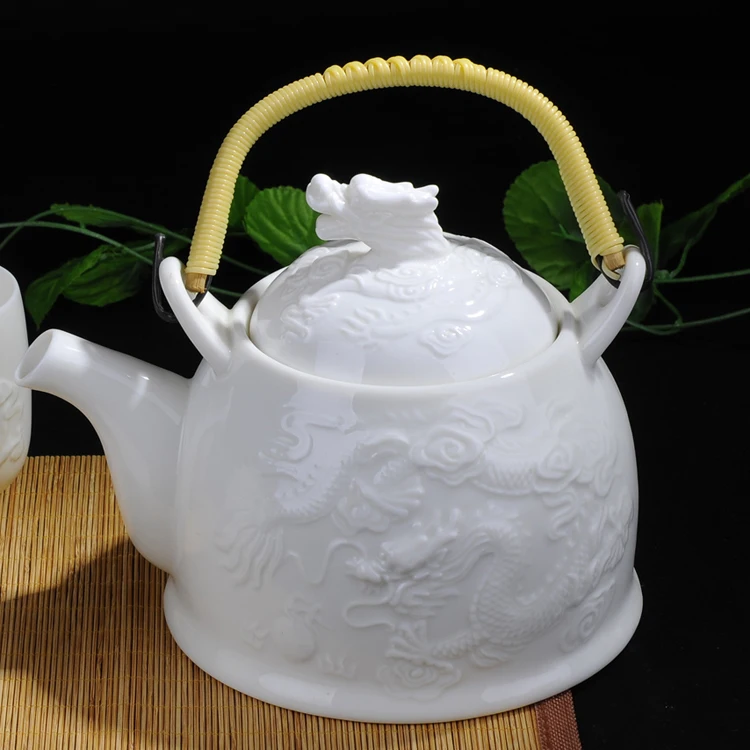 Ceramic Big, dragon and phoenix, teapot, tea pot, with filter, teaset