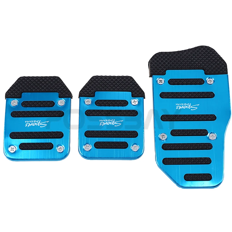 Car Styling Universal Aluminum Manual Transmission 3 PcsNon Slip Car